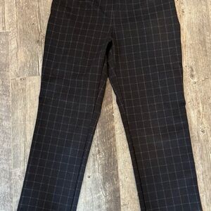 Jones New York Black Straight Leg Pants